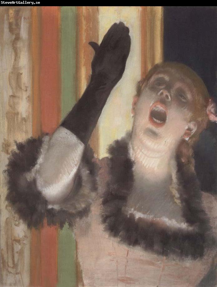 Edgar Degas Singer with a Glove